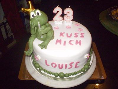 Kiss the Frog - Cake by annjanice