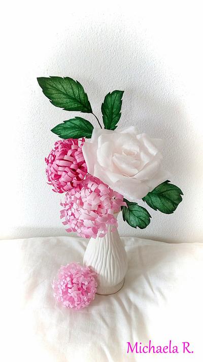 Simply wafer paper flowers - Cake by Mischell