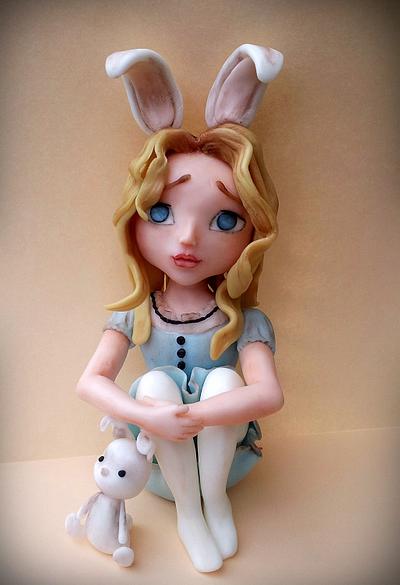 Alice in Wonderland - topper - Cake by giada