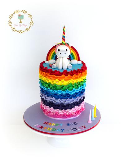 Rainbow Unicorn - Cake by Cakes by Design