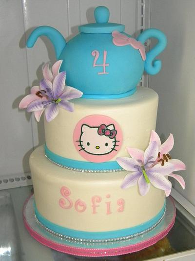 Hello Kitty buttercream cake - Cake by Sonia Serrano