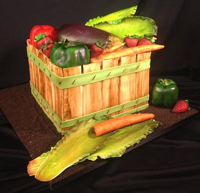 Bushel of Veggies - Cake by Wendy Baiamonte