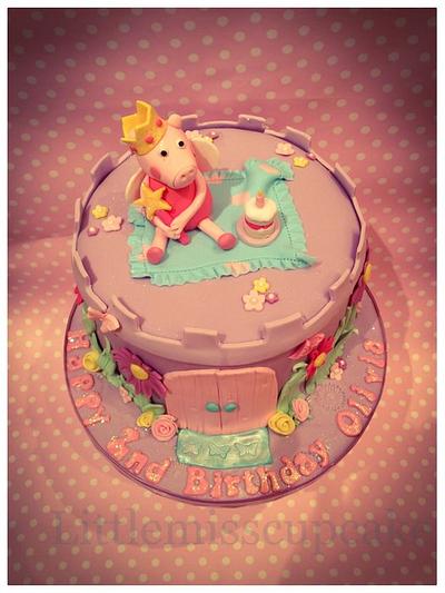 Peppa pig princess cake - Cake by Jenna