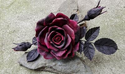 Black rose - Cake by babkaKatka