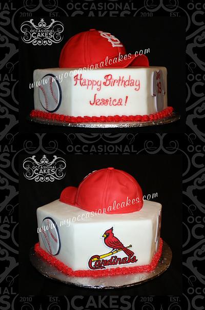 Cardinals Baseball Cake - Cake by Occasional Cakes