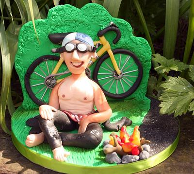 Triathlon Chap - Cake by Niamh Geraghty, Perfectionist Confectionist