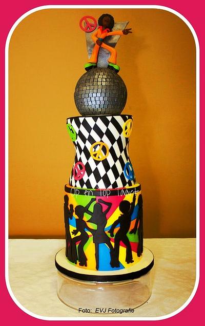 Celebrate the Sixties! - Cake by Op en Top Taart