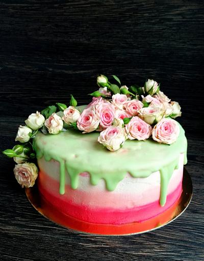 Flower Cake - Cake by Mariana Miteva