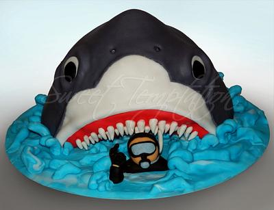 shark cake - Cake by Urszula Landowska