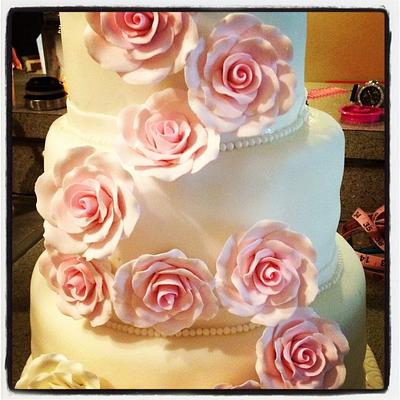 3 Tier Wedding Cake - Cake by Twins Sweets