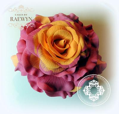 Bi Colour Rose - Cake by Raewyn Read Cake Design