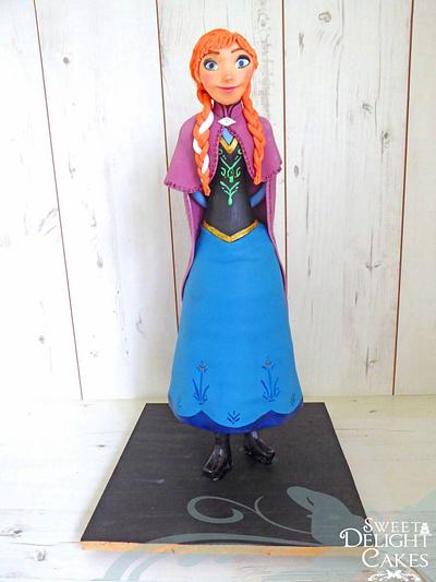 Disney Frozen Anna Cake - Cake by Sweet Delight Cakes