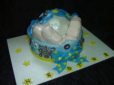Baby bottom :) - Cake by Katarina
