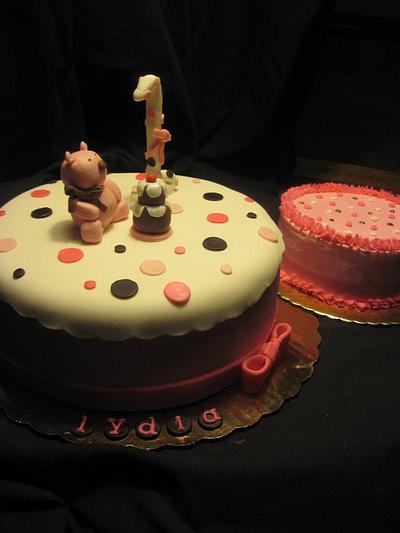 Lidia's first birthday - Cake by Cathy