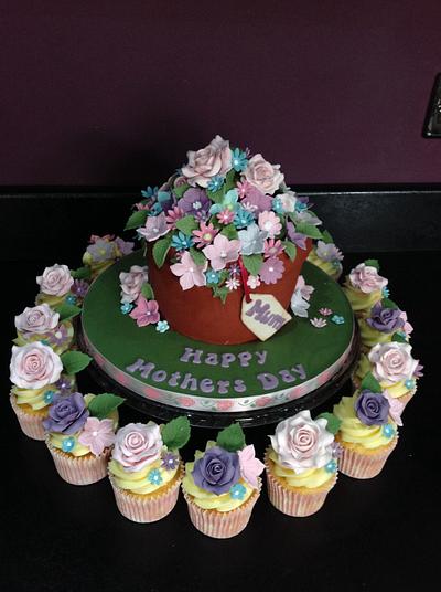 Flowers for my mum - Cake by Andrias cakes scarborough