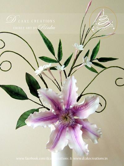 Clematis - Cake by D Cake Creations®