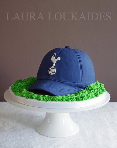 Tottenham Hotspur Hat Cake - Cake by Laura Loukaides