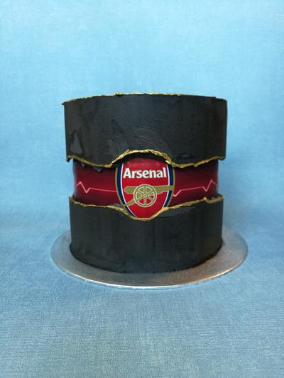 Arsenal - Cake by Mira's cake