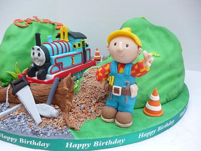 Thomas and Bob - Cake by Hilz