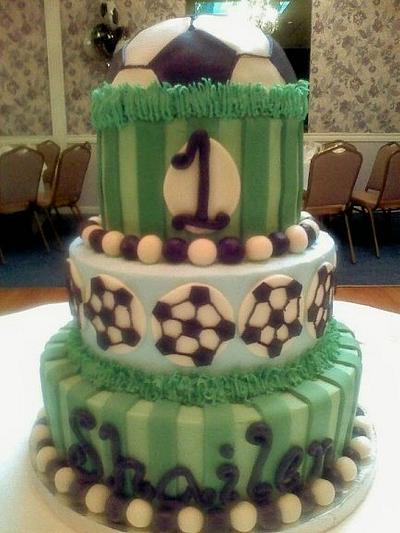 Soccer Ball Cake - Cake by Kristi