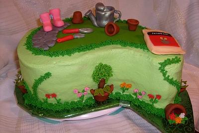 Garden - Cake by Pamela