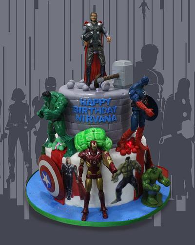 Avengers Assesmble - Cake by MsTreatz