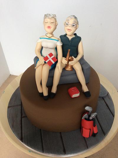 Denmark's couple - Cake by Cinta Barrera