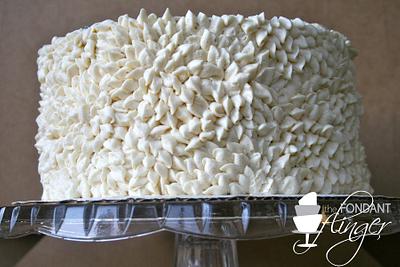 Buttercream petal cake - Cake by Rachel Skvaril