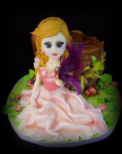 Princess & fairy cake - Cake by Sugar Inspired 