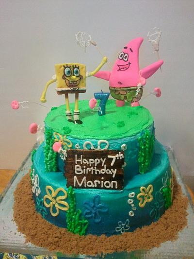 Spongebob Cake - Cake by Mimi's Sweet Shoppe Amanda Burgess