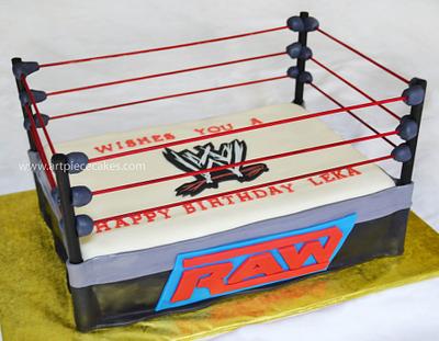 Wrestling Cake - Cake by Art Piece Cakes