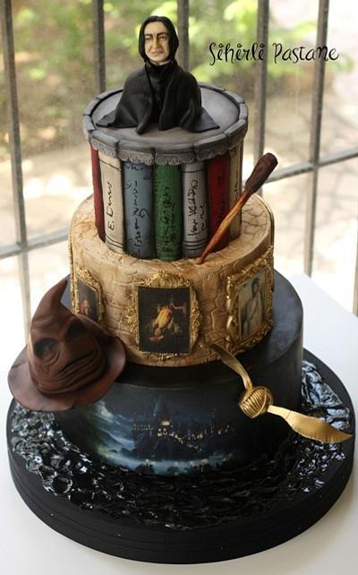 Snape (Harry Potter) Cake - Cake by Sihirli Pastane