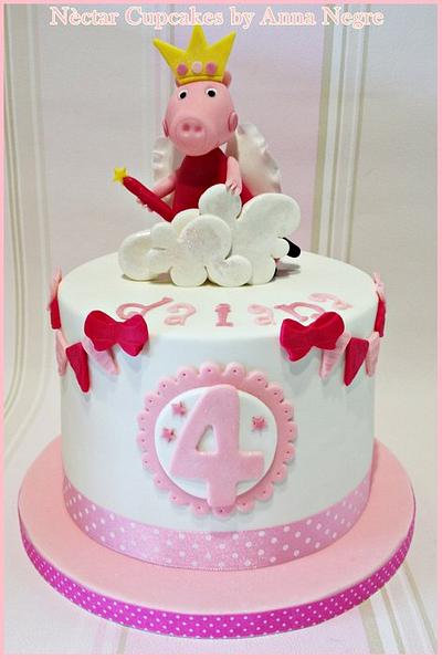 Peppa Pig Princess Cake - Cake by nectarcupcakes