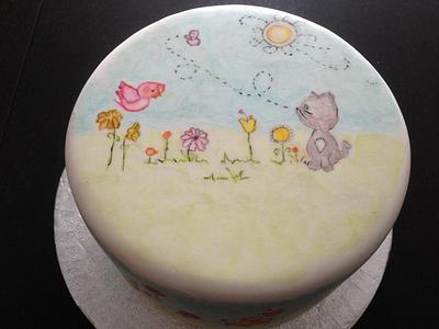 Cake painting - Cake by Alieke