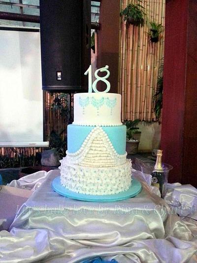 18th birthday cake - Cake by Frosted Dreams 