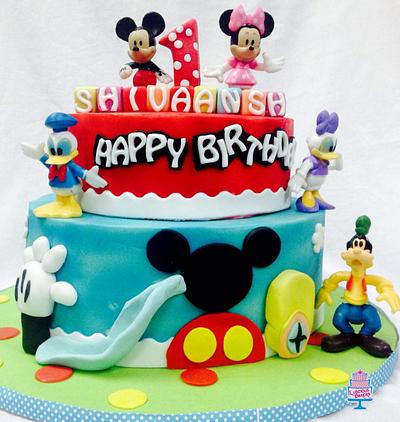 Mickey mouse fan club cake - Cake by Luscious Bakers