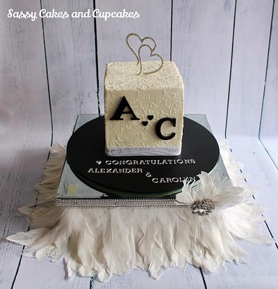 Black and White - Cake by Sassy Cakes and Cupcakes (Anna)