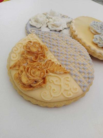 Elegant needlepoint  - Cake by Cookies by Joss 