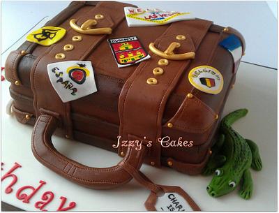 Suitcase Cake - Cake by The Rosehip Bakery