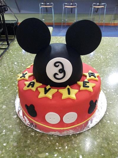 mickey mouse theme cake - Cake by kate clemente