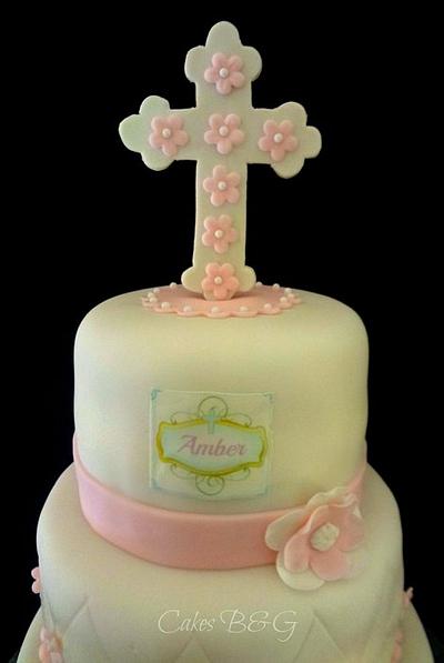 First Communion Cake - Cake by Laura Barajas 