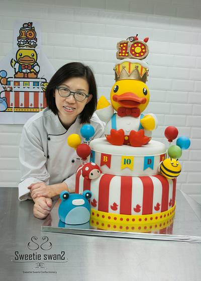 B-Duck 10 anniversary  - Cake by Phyllis Leung