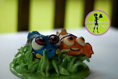 Nemo & Dory cake topper - Cake by Cakes Abound