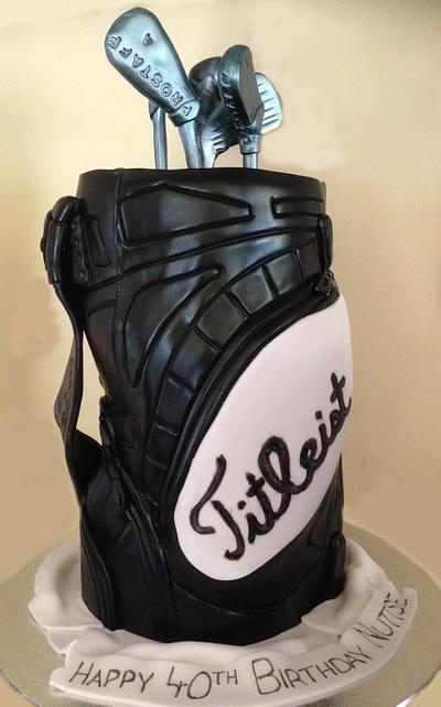 Golf Bag Cake - Cake by Nada