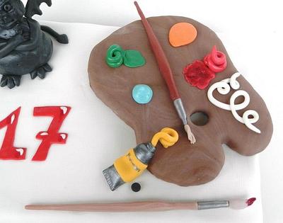 Art School Cake - Cake by LaDolceVit