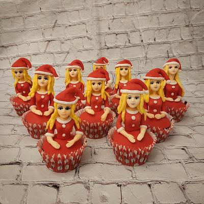 Christmas Barbie - Cake by nef_cake_deco