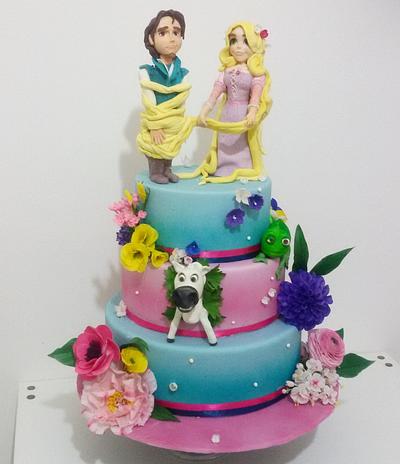 Rapunzel - Cake by Sabrina Adamo 