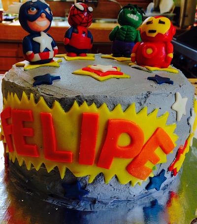 Súper heros cake! - Cake by Delicieux