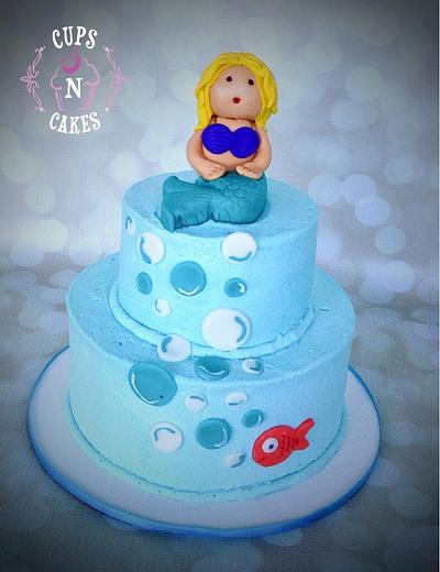 Mermaid Cake - Cake by Cups-N-Cakes 