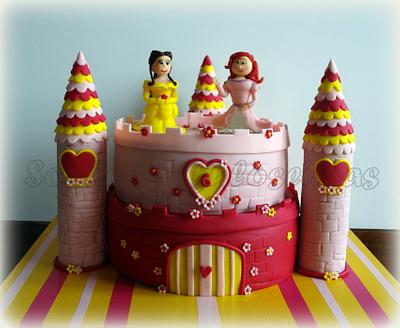 Princesses, Ariel & Bella - Cake by Sonhos & Guloseimas - Cake Design